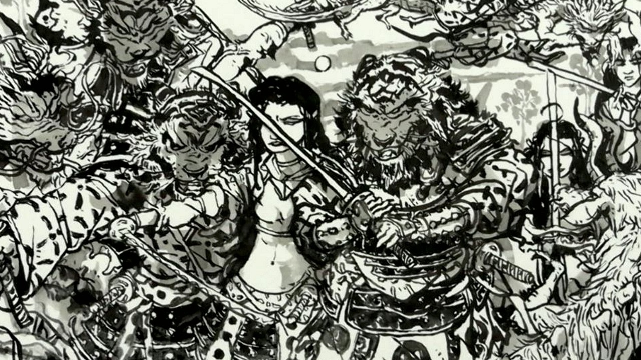 Drawing Fantasy with Ink