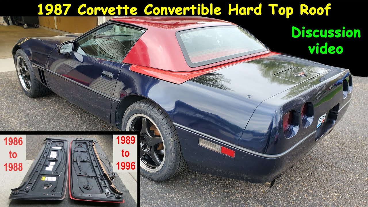 Переделка жесткого верха Corvette 1987 года: разборка крышки кузова