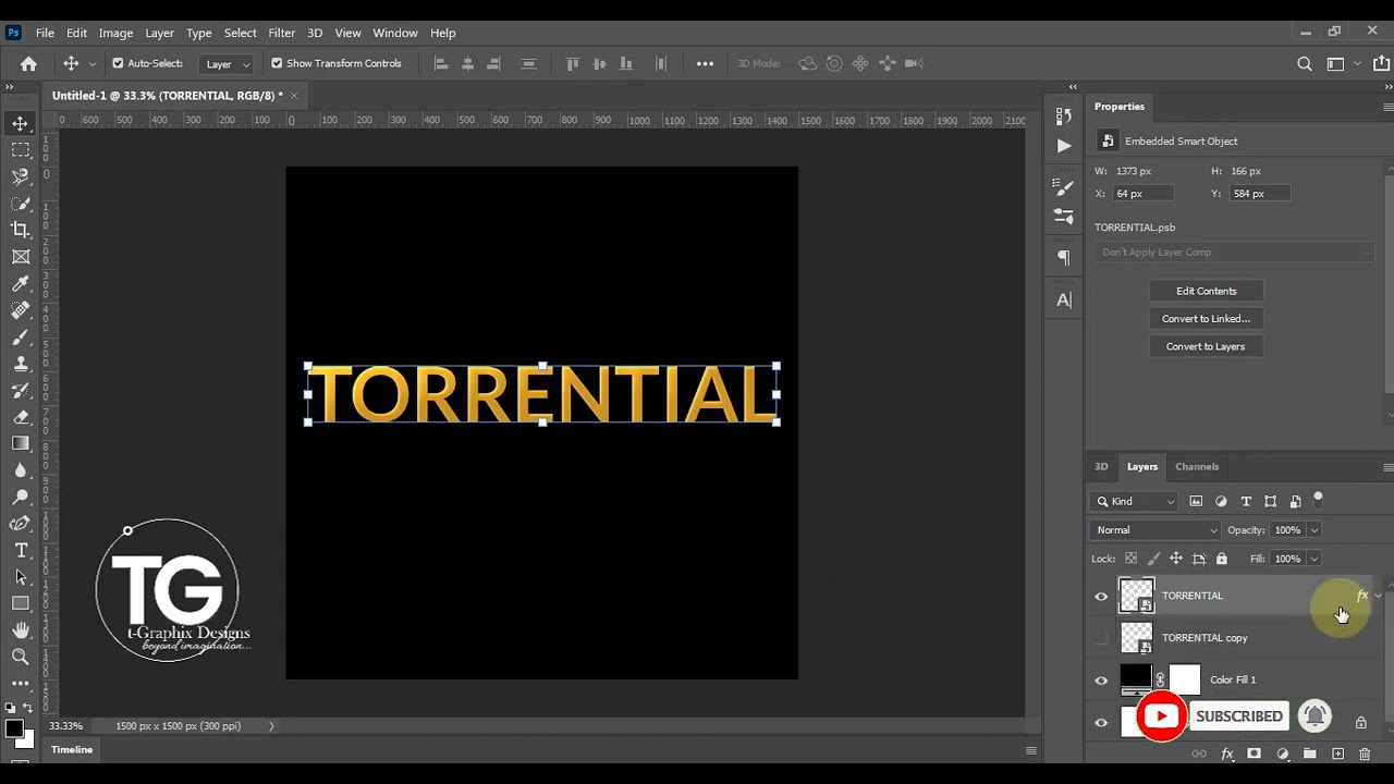 3D GOLD & SILVER EFFECTS ON TEXT