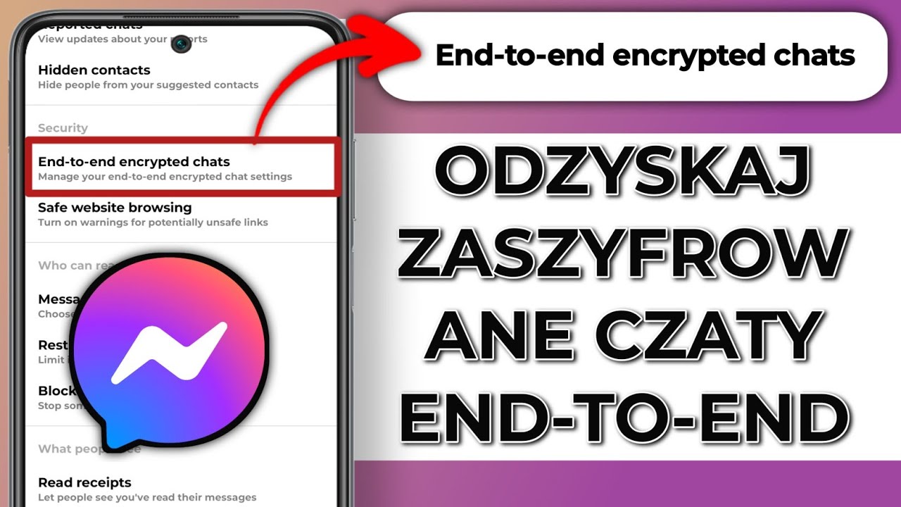 Jak odzyskać szyfrowane czaty typu end-to-end na Messengerze 2024 (EASY)
