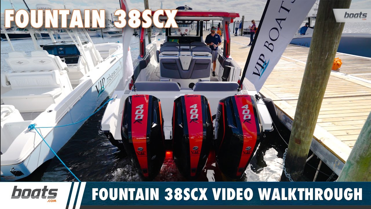 Fountain 38SCX - The Ultimate Power and Luxury Speedboat!