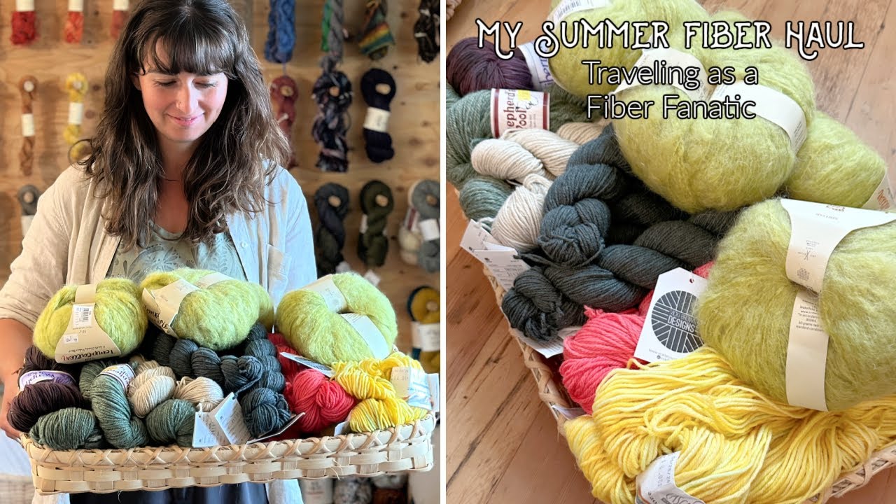 My Summer Fiber Shop Trips and Supply Haul!