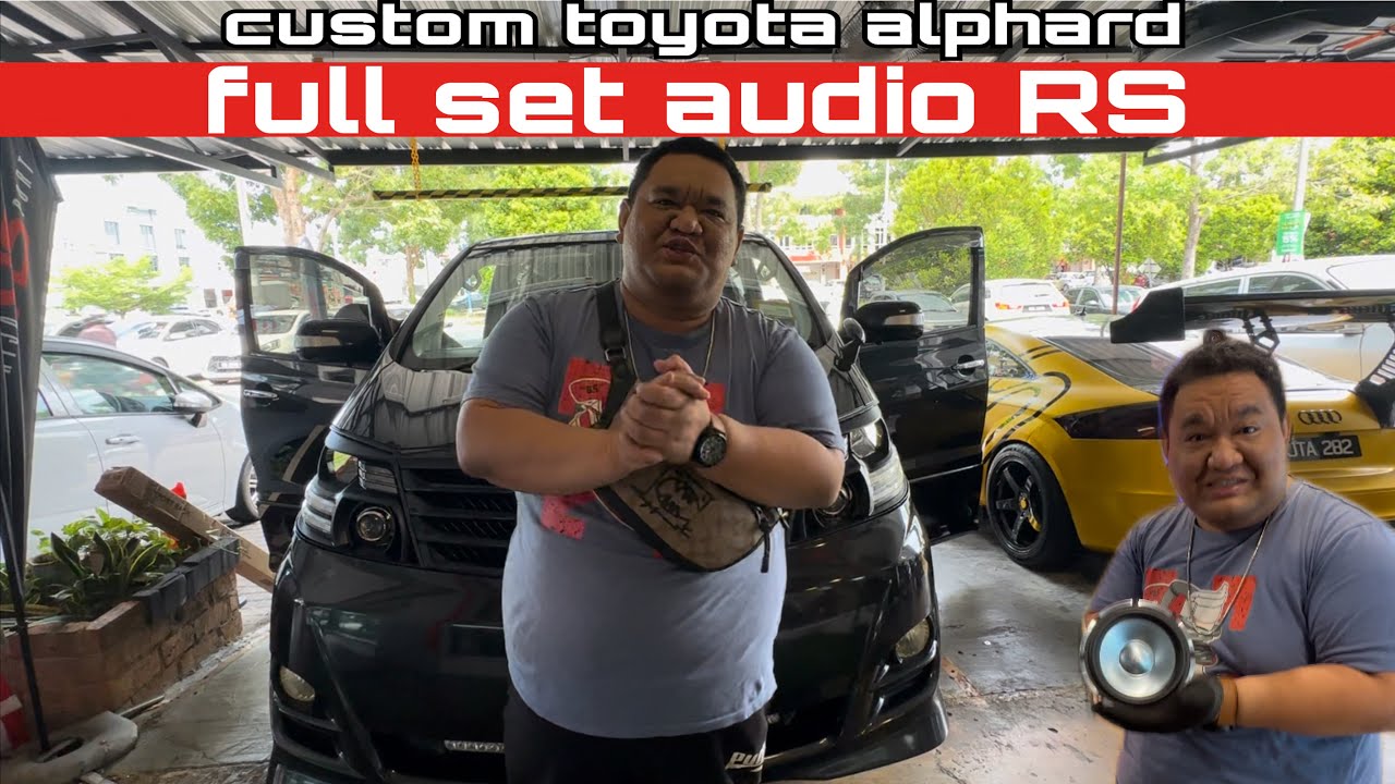TOYOTA ALPHARD LAMA. AUDIO SISTEM BARU.. MEMANG PADU!!!