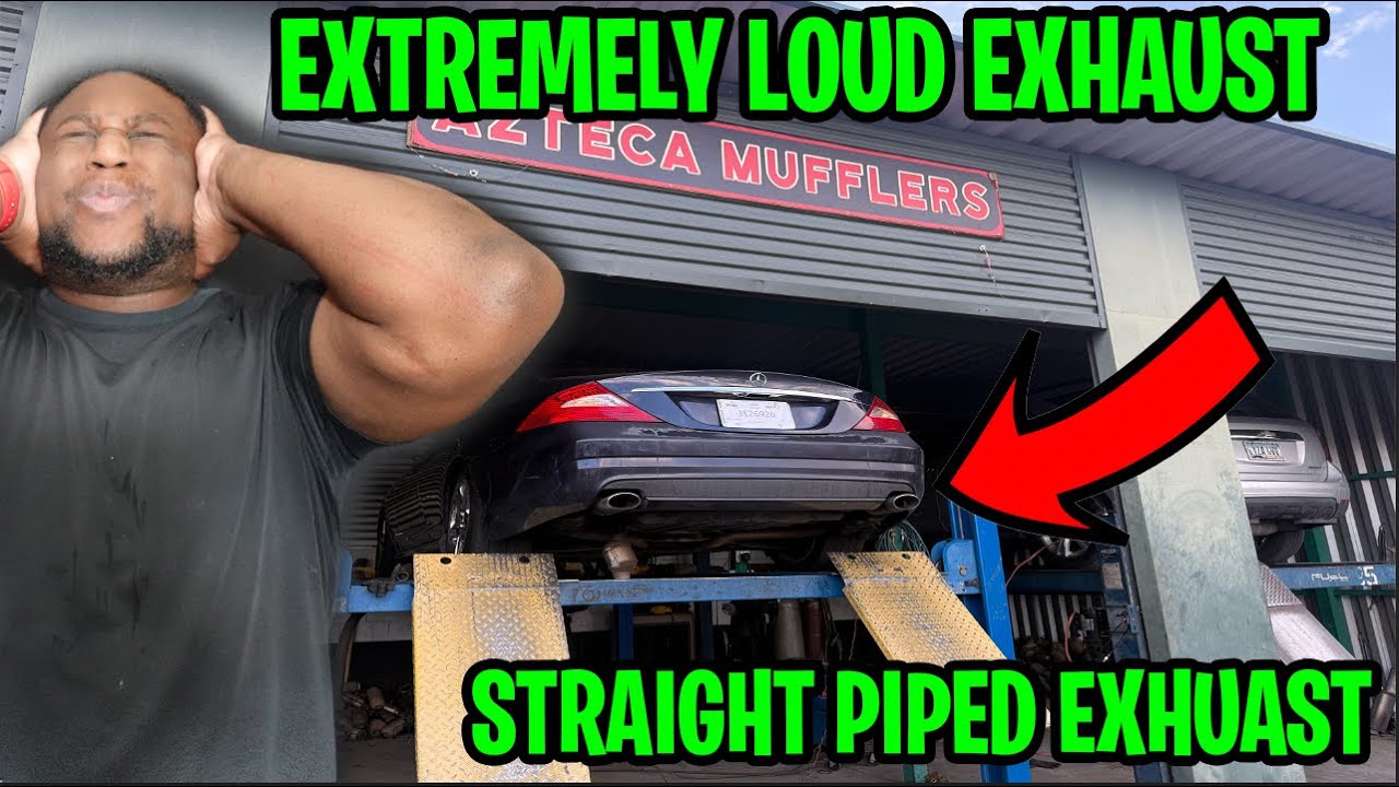 EXTREMELY LOUD!!! 2006 Mercedes Benz CLS 500 Straight Piped Exhaust