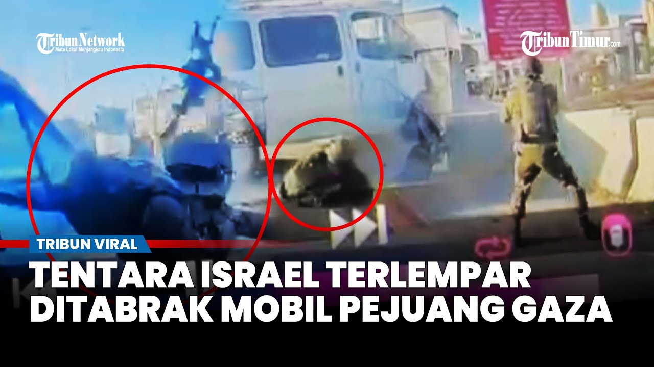 Pejuang Gaza Tabrakkan Mobil ke Prajurit Israel Berpangkat Sersan Satu