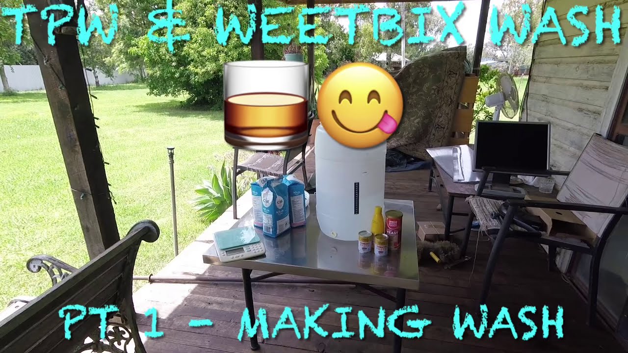 Making TPW & Weetbix wash pt1