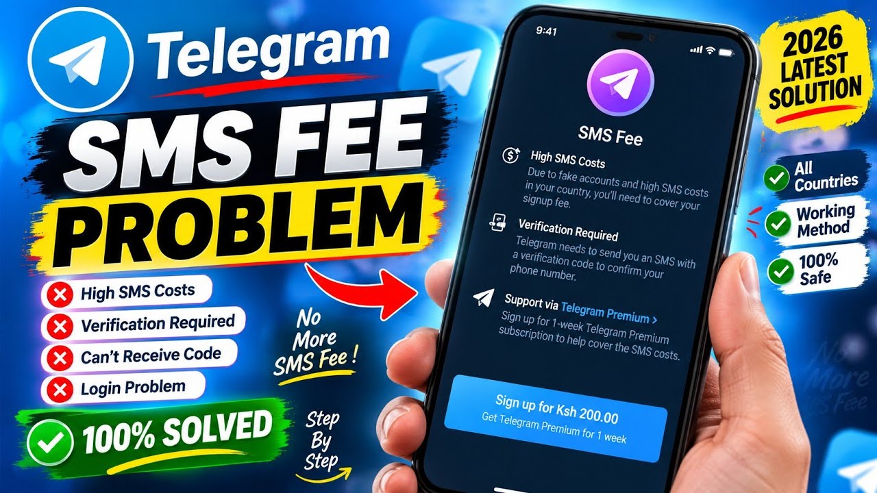 Telegram sms fee problem | Telegram login problem | telegram code sms problem | Telegram sms fee