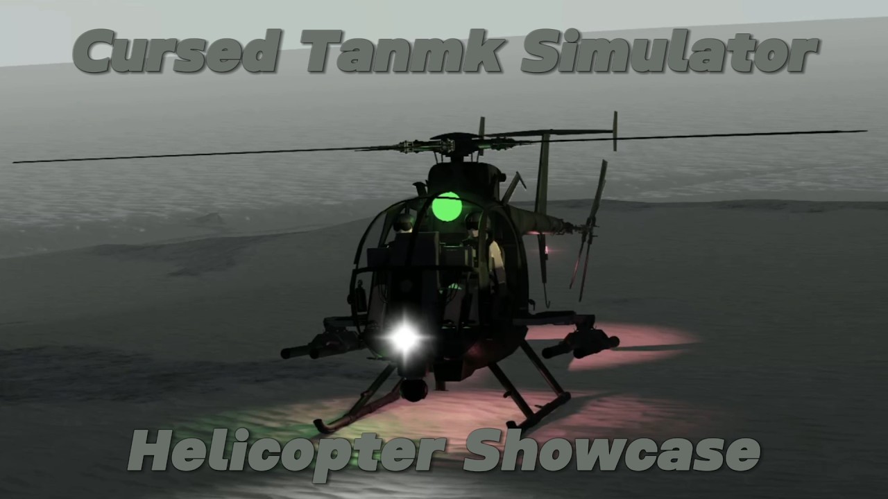 Cursed Tank Simulator | Helicopter Showcase | Gameplay