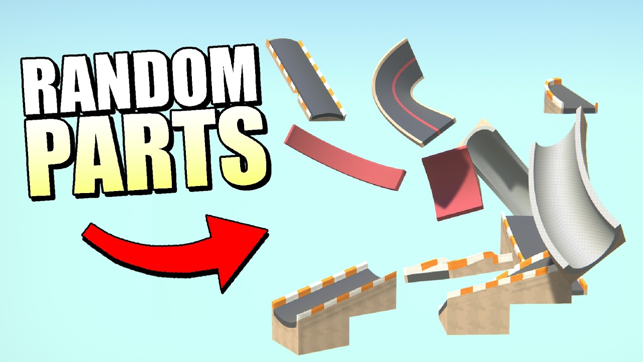 We Built a Track out of RANDOMLY Chosen Parts!