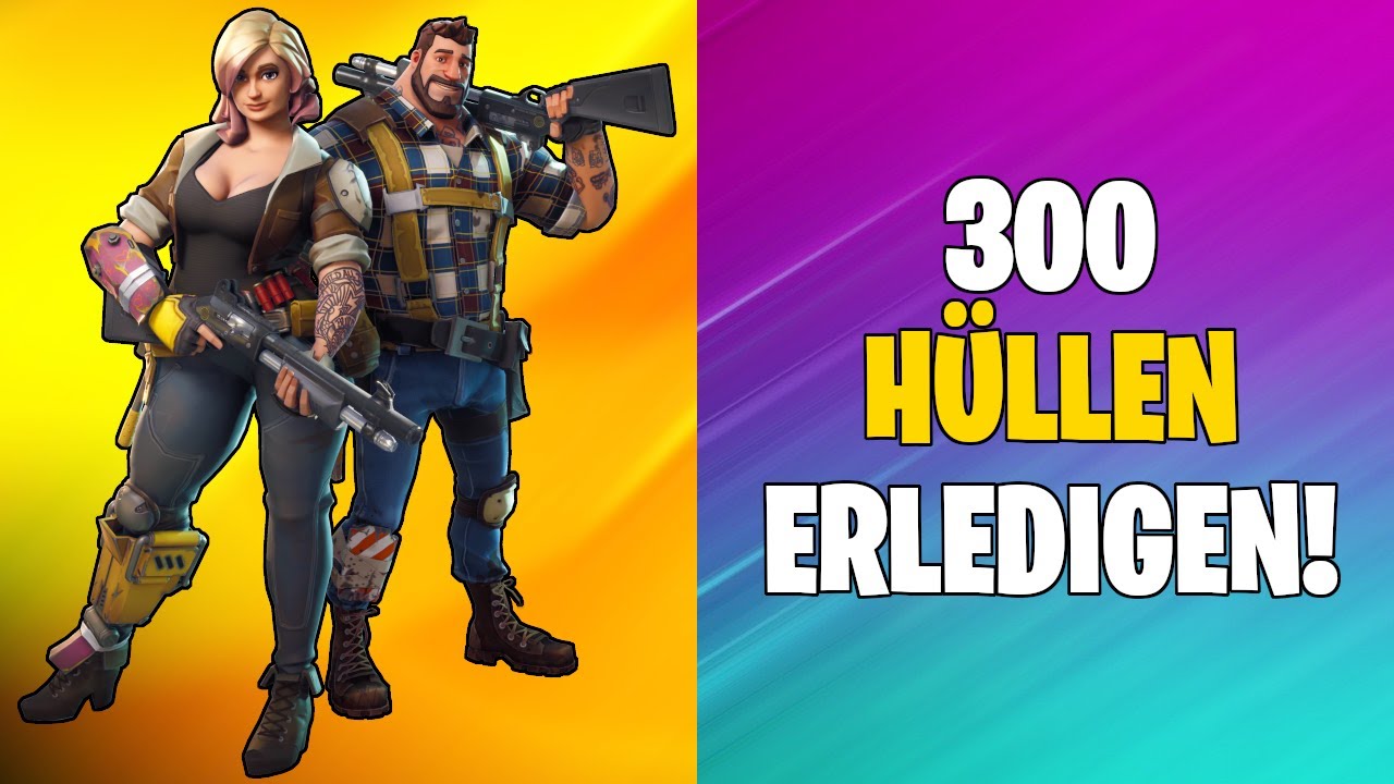 Hüllenausrottung (Konstrukteur) | 300 Hüllen erledigen | Fortnite Rette die Welt