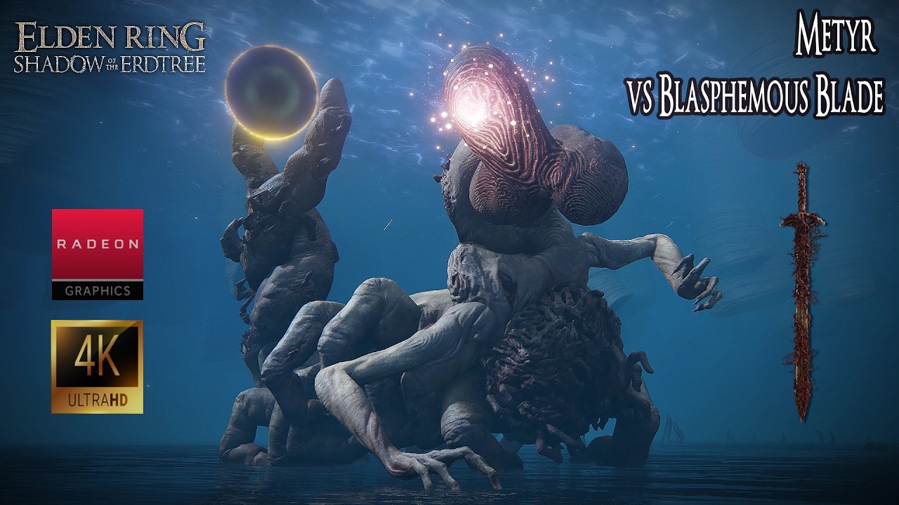 Elden Ring: Shadow of the Erdtree DLC - Metyr, Mother of Fingers vs Blasphemous Blade #eldenring
