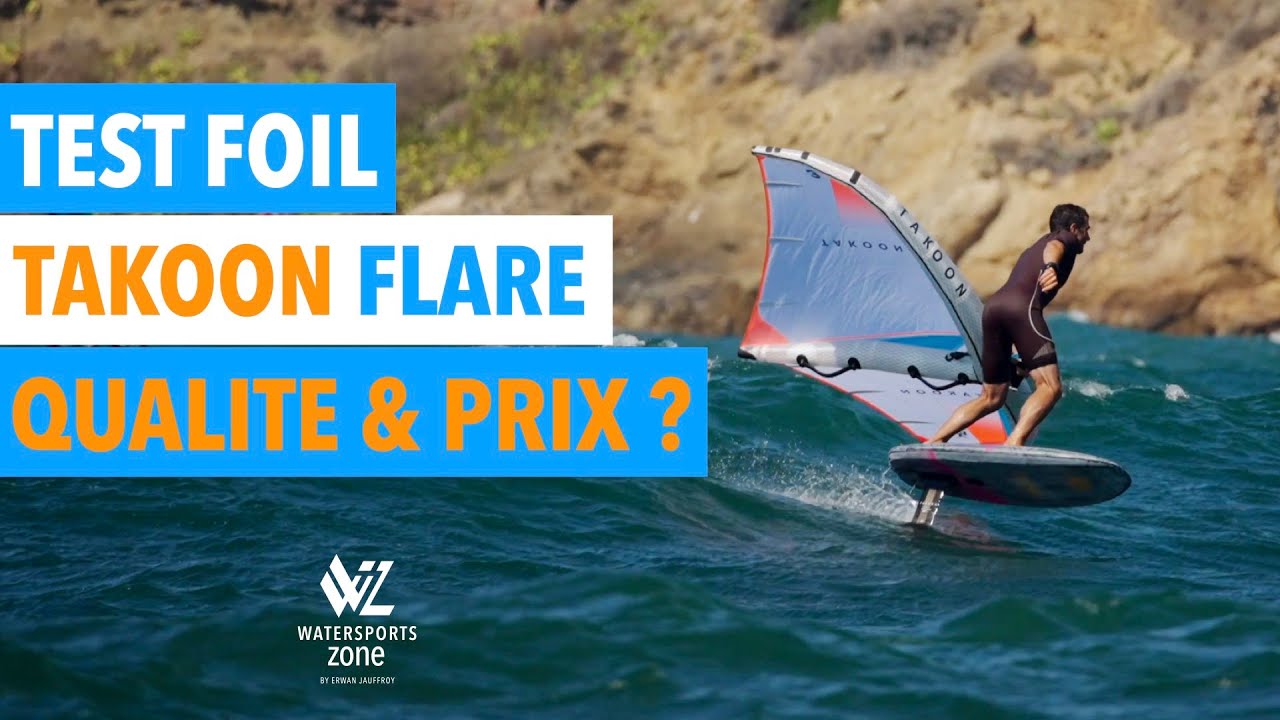 J'ai testé le foil Takoon Flare en wingfoil!