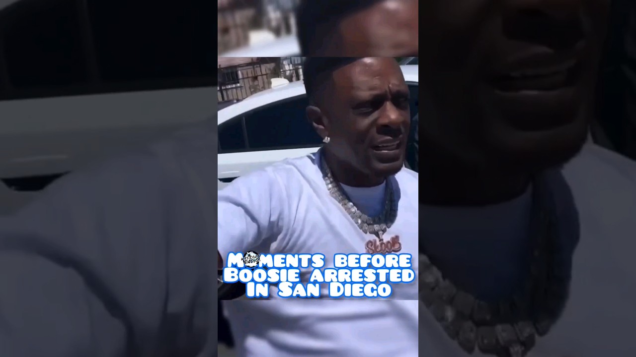 When Boosie is arrested in San Diego 4 Gun Charges 👀 #viral