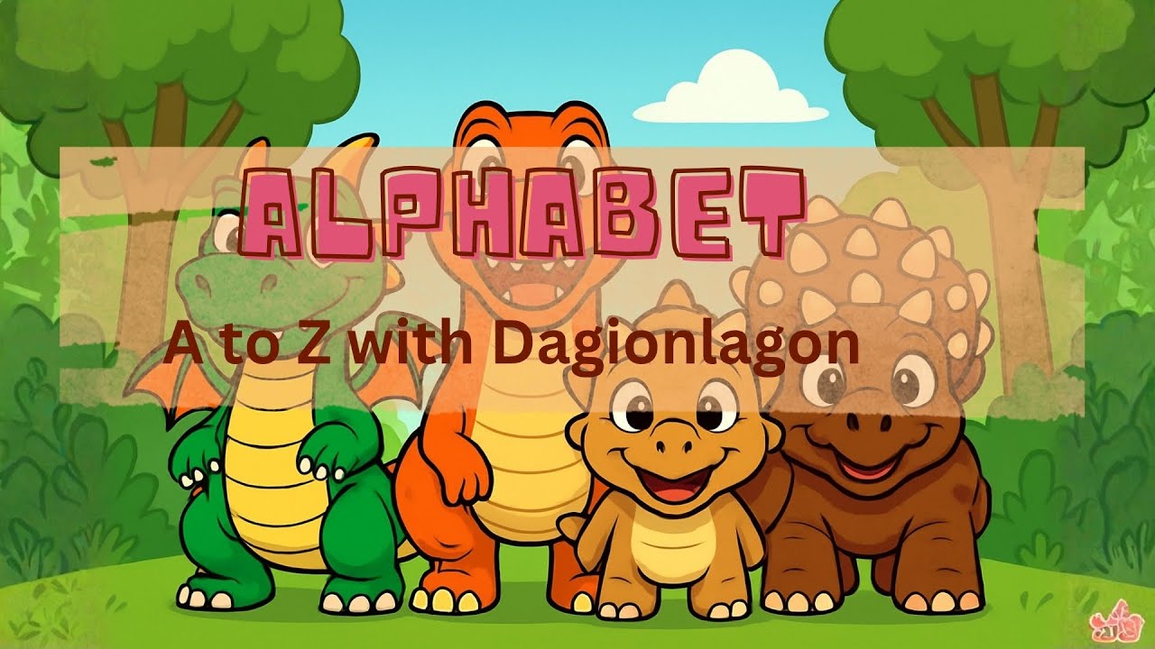 Alphabet A to Z with Dagonlagon | Fun ABC & Vocabulary Learning for Kids
