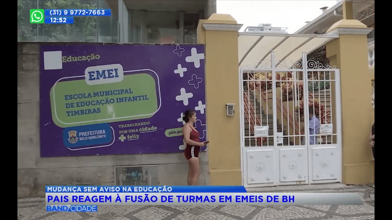 PAIS RECLAMAM DE INICIATIVA DA PBH QUE COLOCA NA MESMA SALA ALUNOS DE DIFERENTES IDADES 29/04/2025