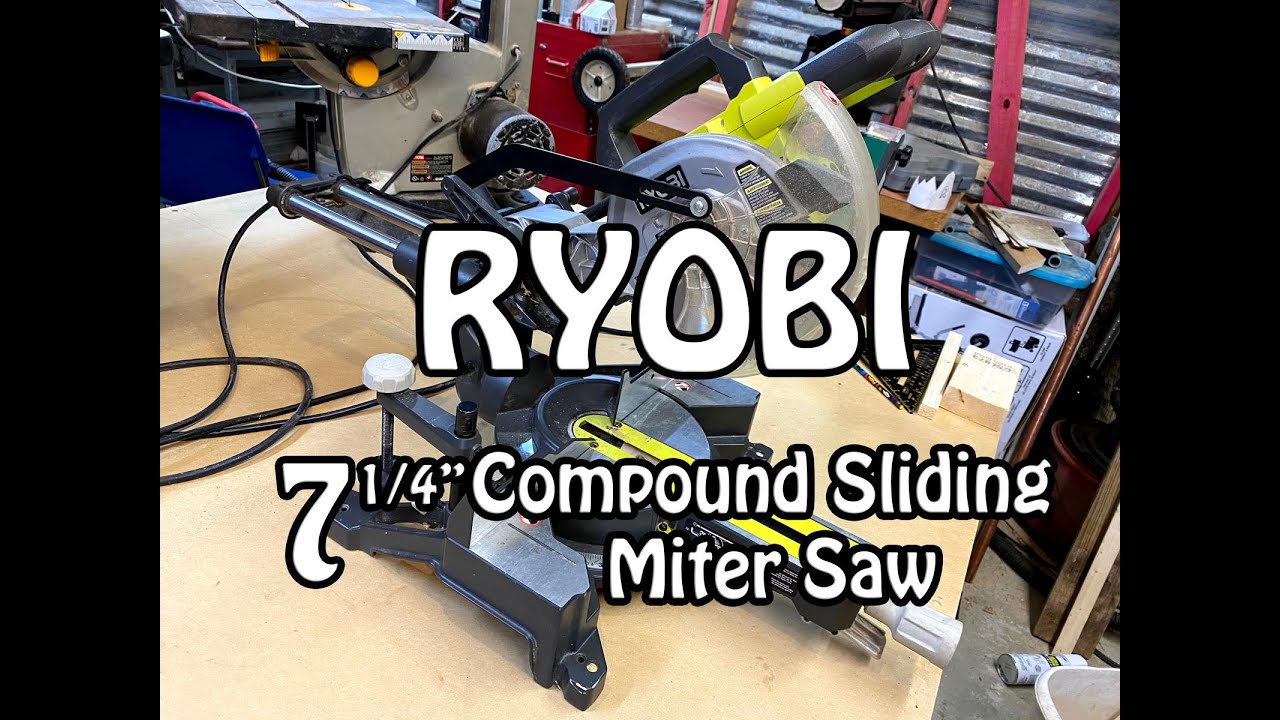 Ryobi 7 1/4 Sliding Compound Miter Saw Review