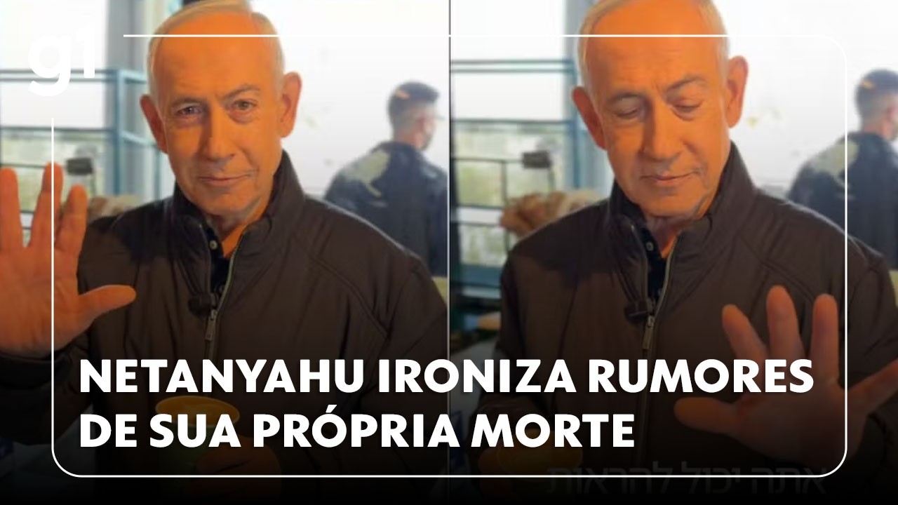 Netanyahu publica vídeo em que ironiza rumores de sua própria morte nas redes sociais