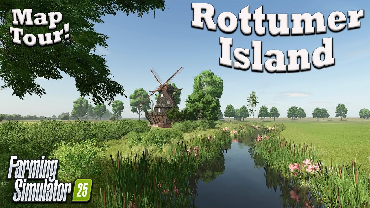 RECLAIMED? &ldquo;ROTTUMER ISLAND&ldquo; MAP TOUR! ON Farming Simulator 25 (Review) PS5.