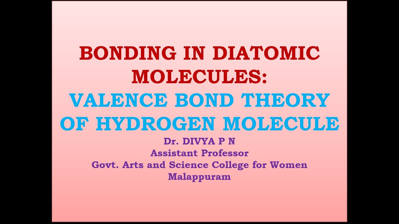 Valence Bond Theory of Hydrogen molecule