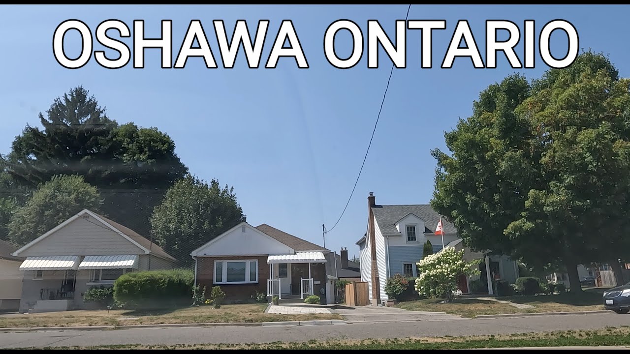 Streets of Oshawa Ontario    4K