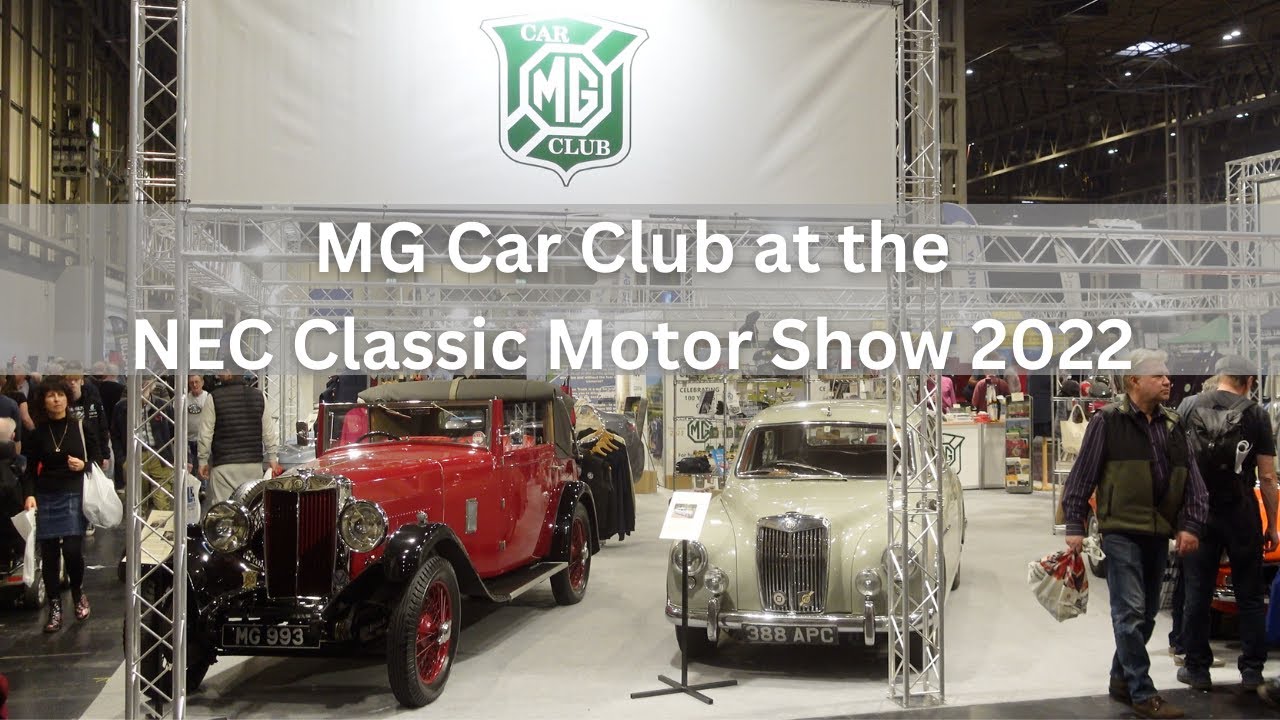 MG Car Club at the NEC Classic Motor Show 2022