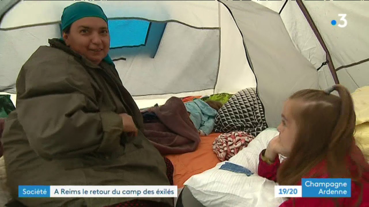Reims : des familles de migrants à la rue