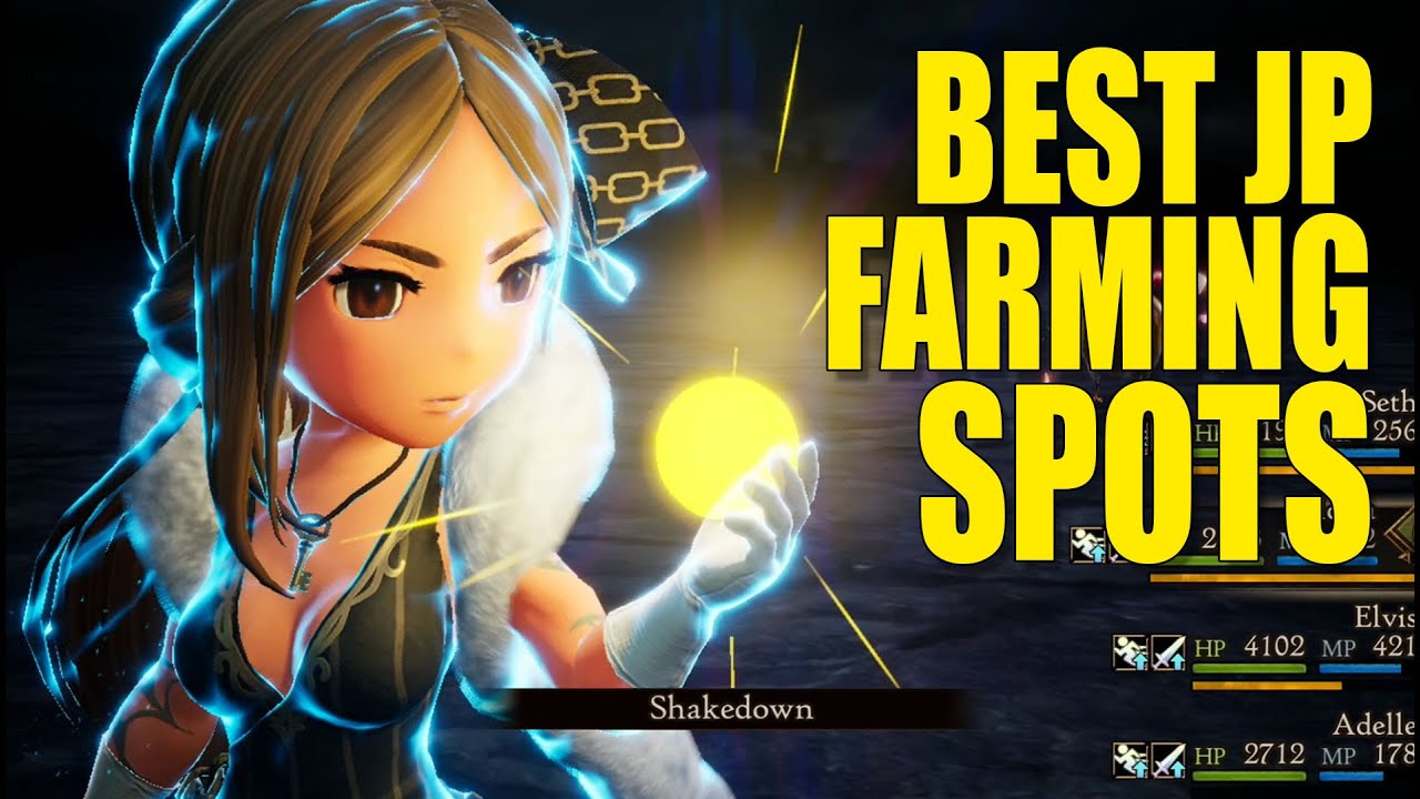 Bravely Default 2 - Top 3 Job Points (JP) Farming Spots