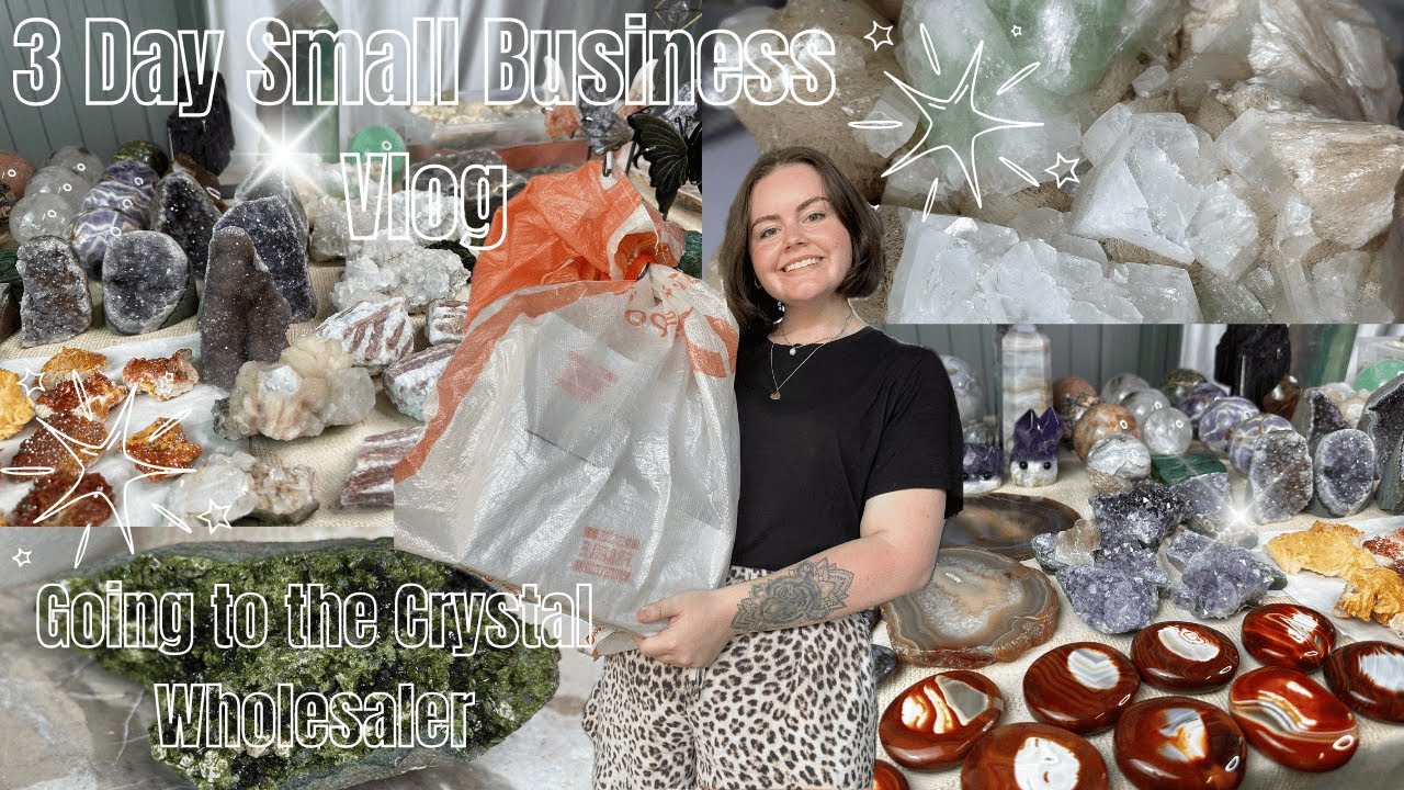 Going To The Crystal Wholesaler | 3 Day Small Business Vlog | Testing Out New Microphone