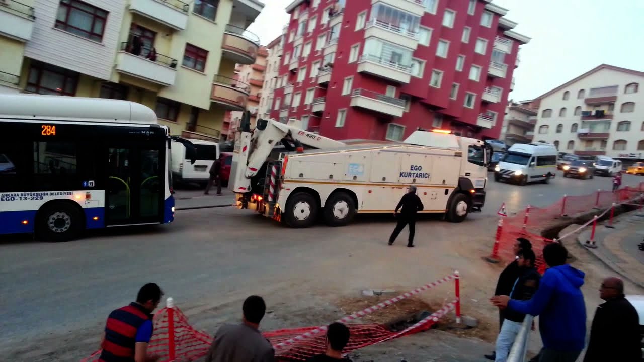 MAN LİONS CİTY G CNG KURTARMA