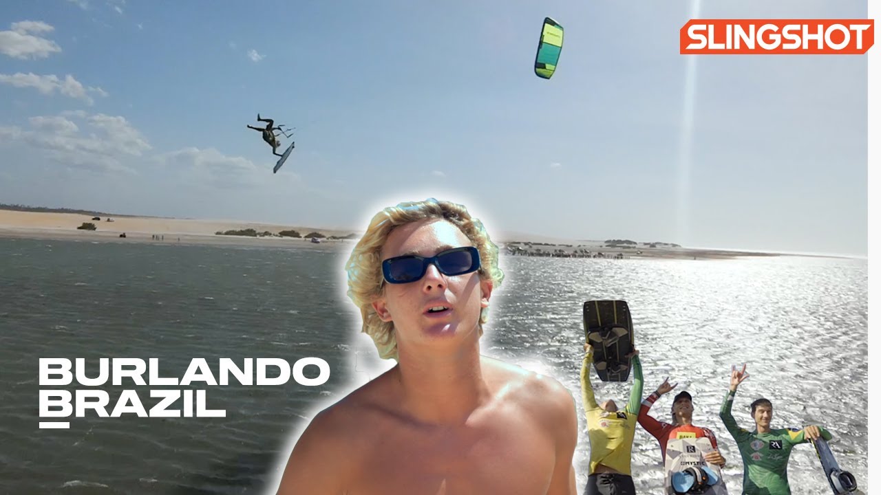 Jeremy Burlando in Tatajuba, Brazil Big Air Kite Competition