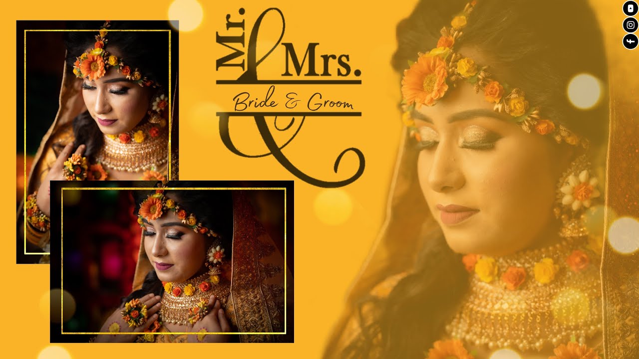 Wedding Album Design on PicsArt I Wedding album Cover Editing I  Dharani Siginam
