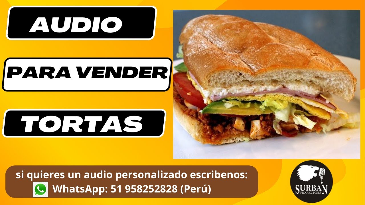 Audio para vender Tortas