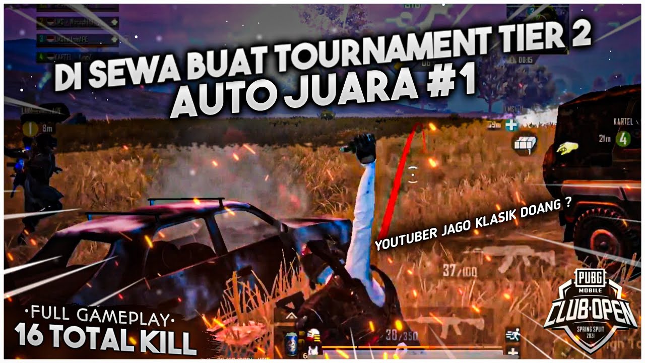 NOCASH DI SEWA TEAM FINALIS PMCO!? BUAT BANTUIN TOURNAMENT!!! SEPERTI INI GAMEPLAYNYA.. PUBG MOBILE