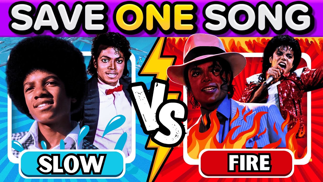 Michael Jackson Songs: Slow vs Fire 🔥 | Mighty Quiz Challenge
