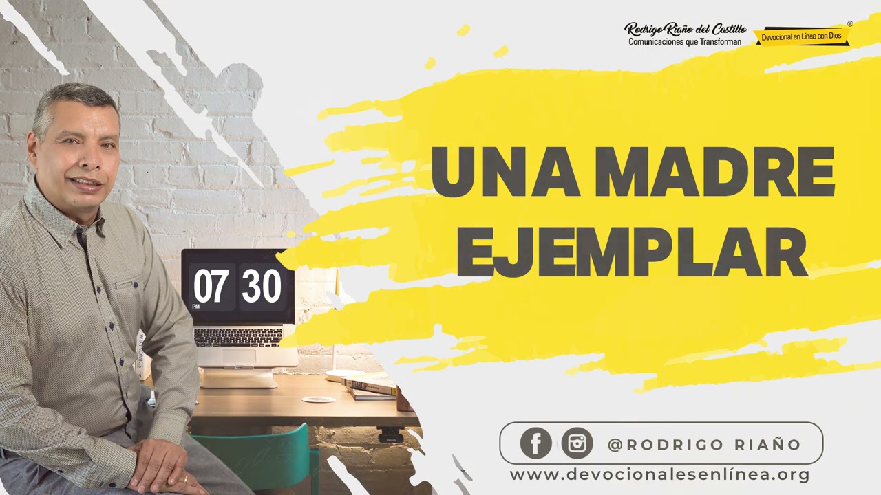 UNA MADRE EJEMPLAR 📺 Domingo/9/Mayo/2021 En Línea Con Dios
