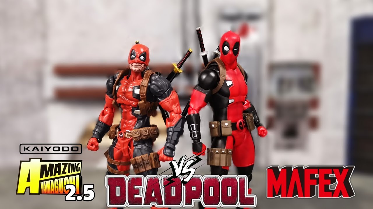 MAFEX DeadPool REISSUE Unboxing REVIEW & Amazing Yamaguchi DeadPool 2.5 ver. Comparison #deadpool