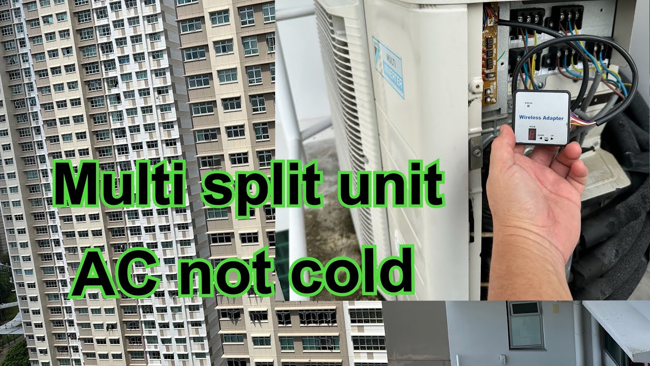 How to diagnose Daikin Multi Split AC using Bluetooth Checker | not cold | no error