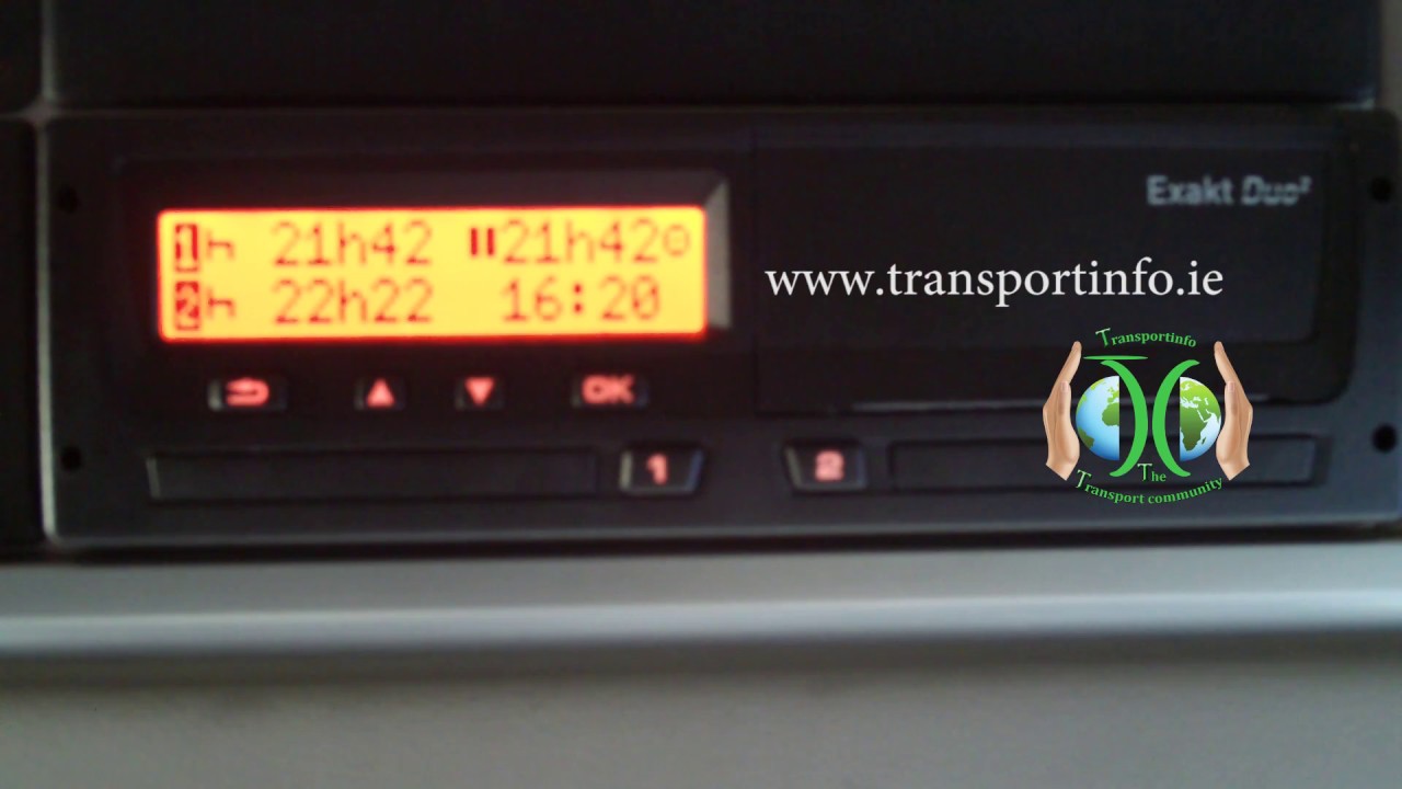 Out mode on digital tachograph