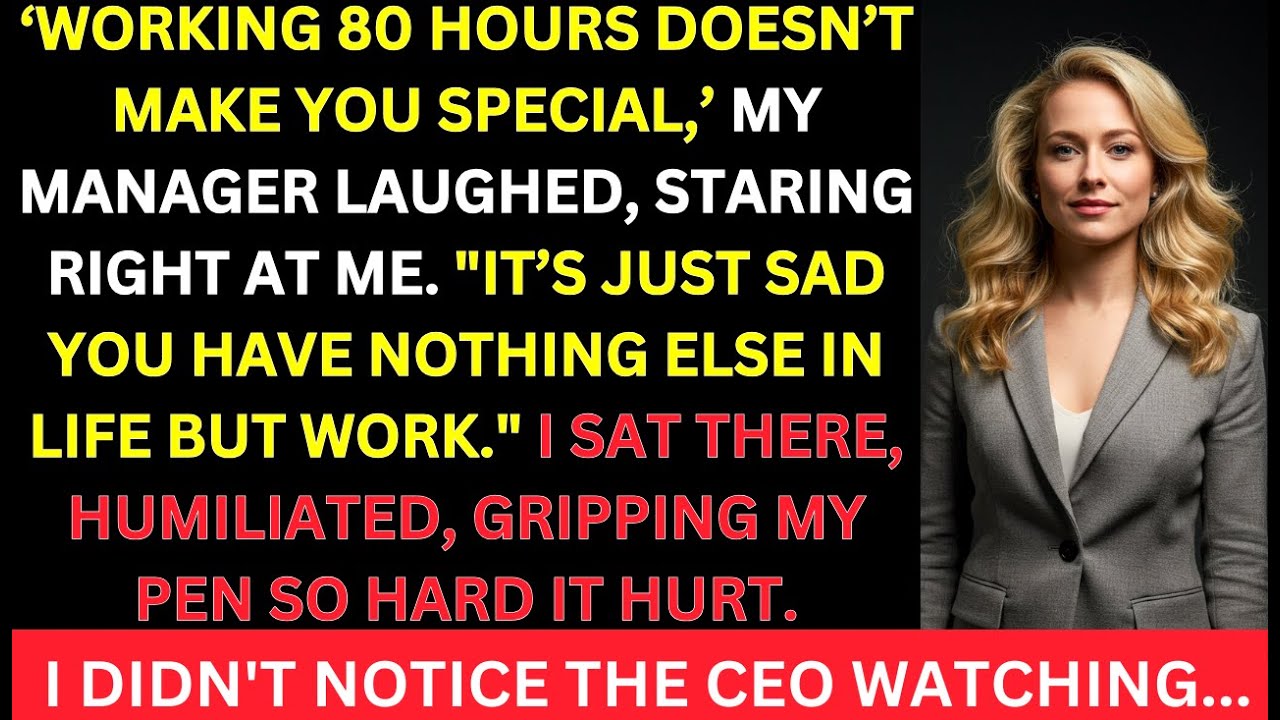 Manager Laughed At Me For Being A Workaholic - Then The Ceo Revealed His End-Of-The-Year Plan