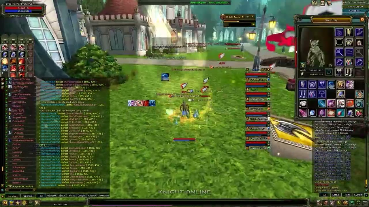 iRYN Clan Mage Pk Movie | Pandora  #knightonline #knightonlinepk #nova #magepk