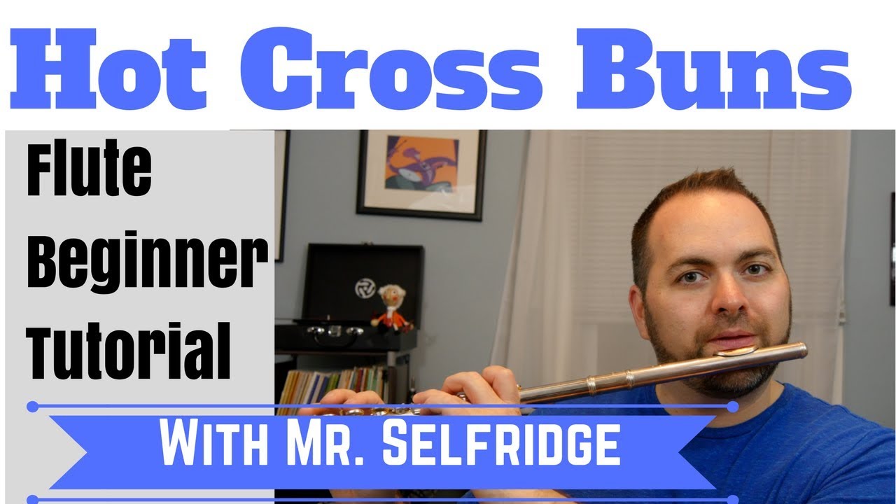 Флейта — как играть B-A-G и HOT CROSS BUNS (урок для начинающих)