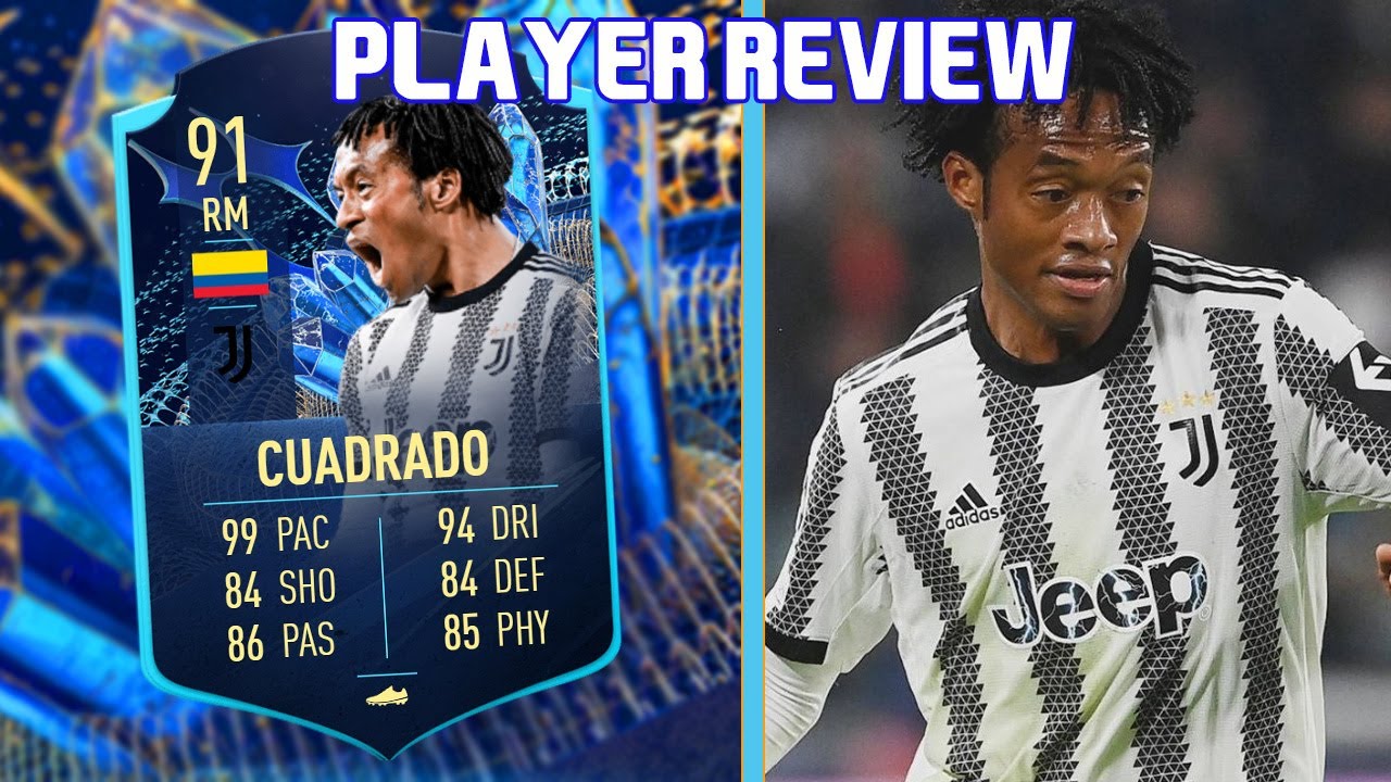 HE'S BACK! 👀 91 TOTS MOMENTS CUADRADO PLAYER REVIEW! FIFA 23 ULTIMATE TEAM