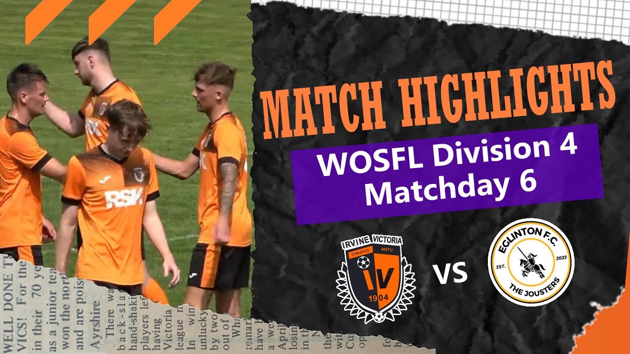 Irvine Vics 3 : Eglinton 4 - 16th August 2025