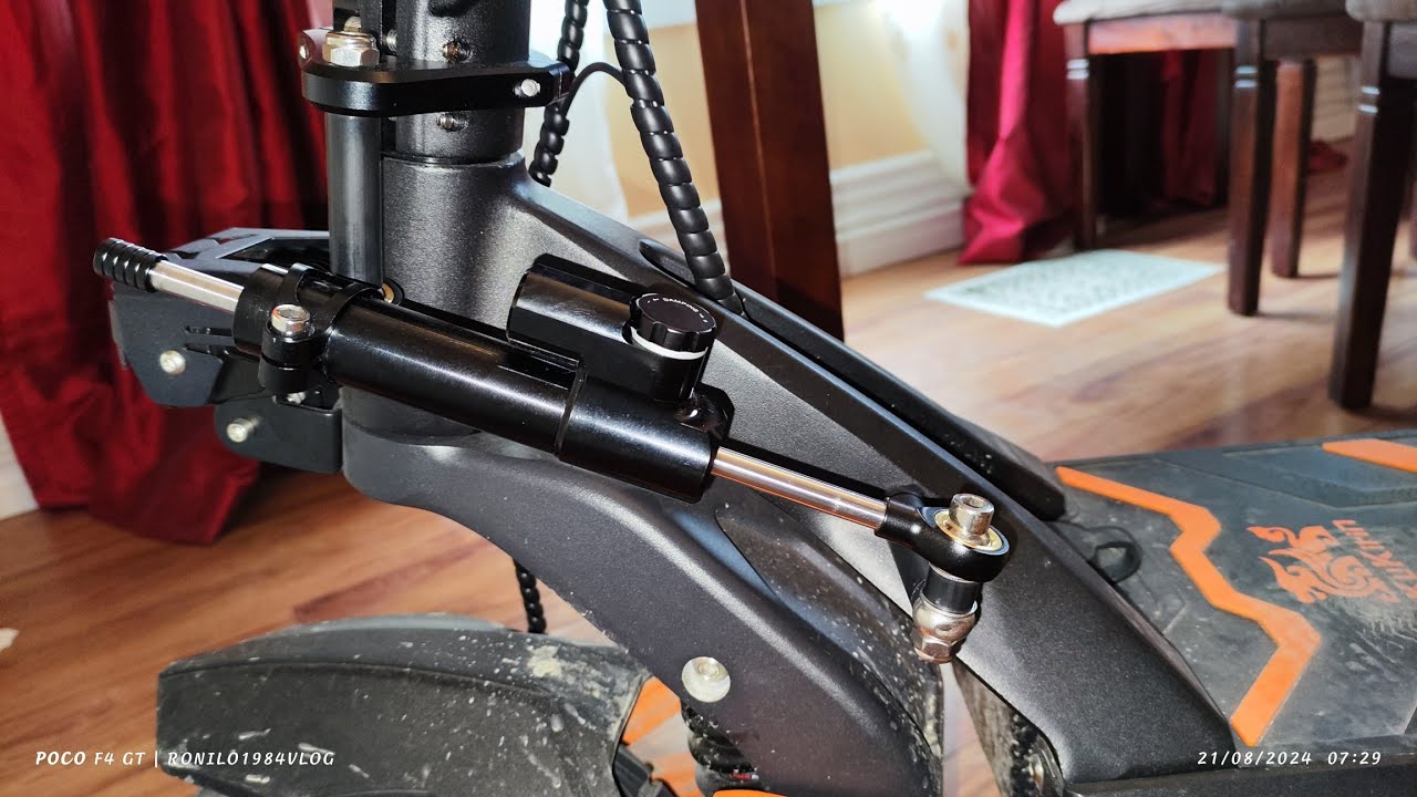 How to perfectly install a steering damper to your Kukirin G3 Pro/Ausom Gallop and other scooters.