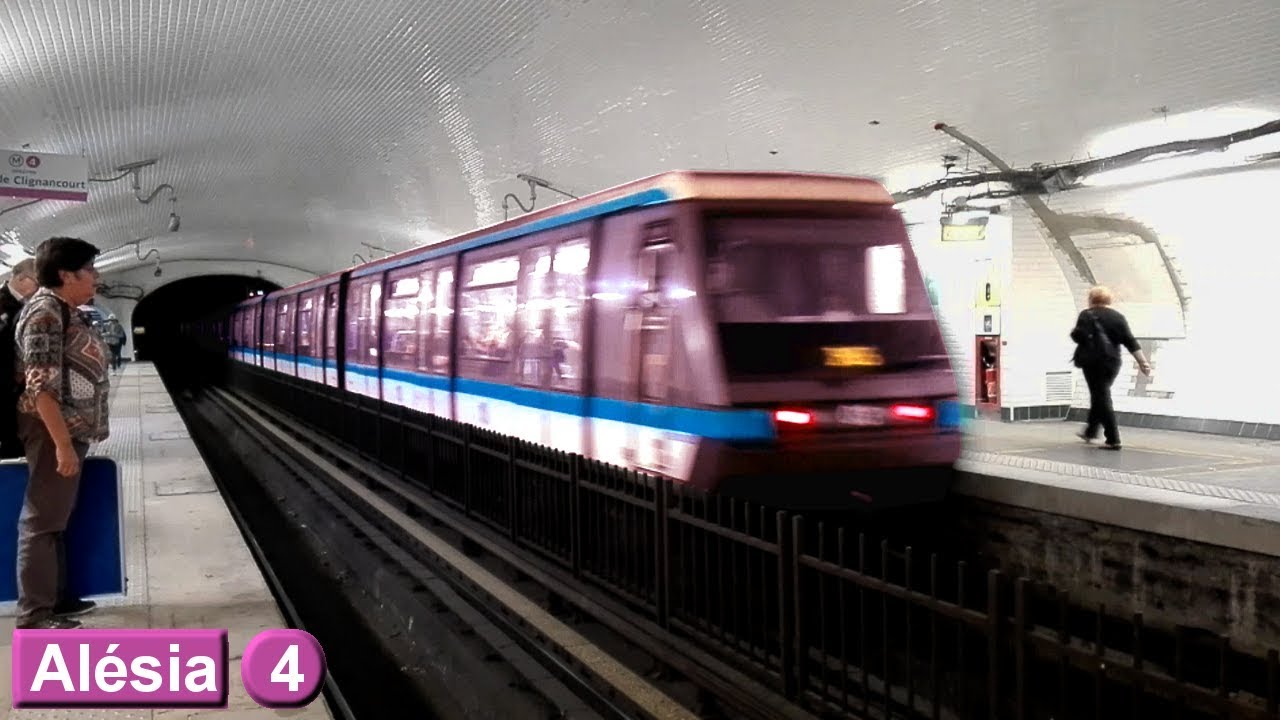Алезия | линия 4 : Парижский метрополитен ( RATP MP89 ) [2018]