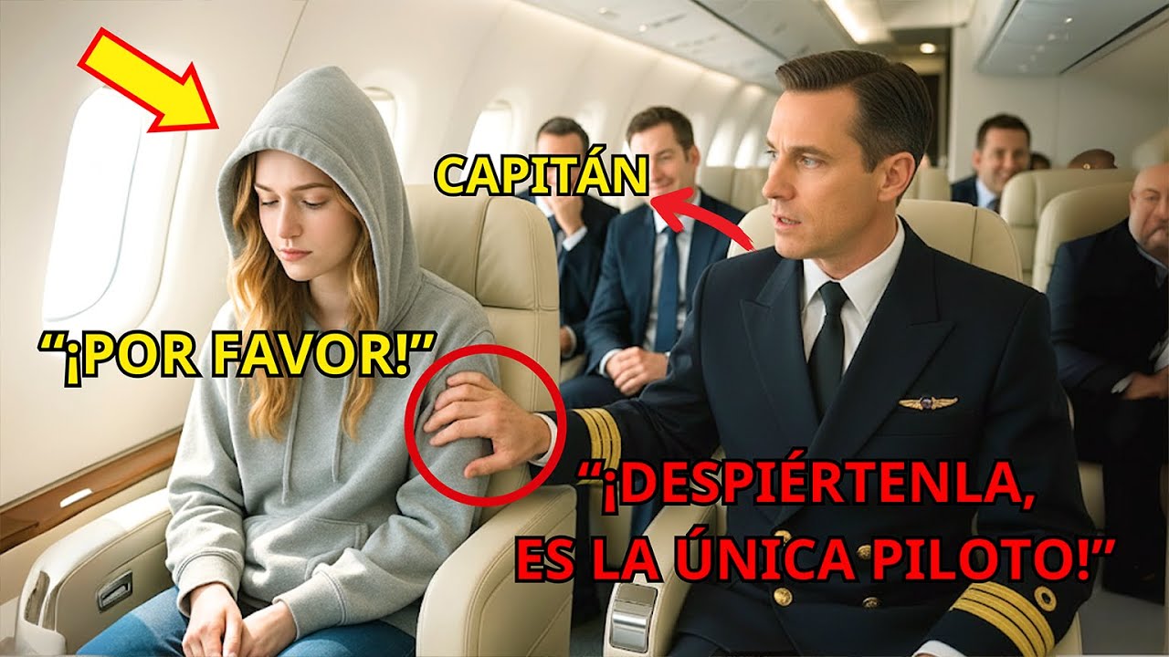 Ella Dormía En La Fila 12 — Cuando El Capitán Preguntó: “¿Hay Un Piloto A Bordo?”