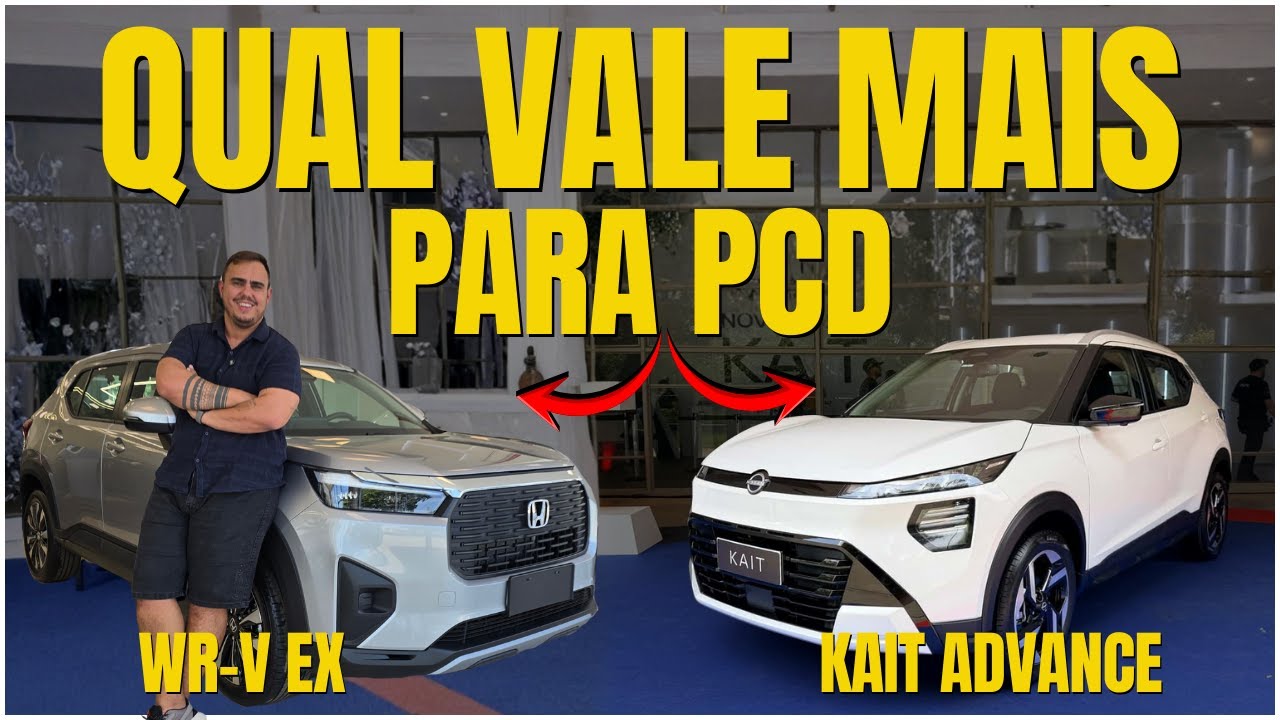 🔥 QUAL VALE MAIS PARA PCD? WR-V EX OU NISSAN KAIT ADVANCE? 😱💰