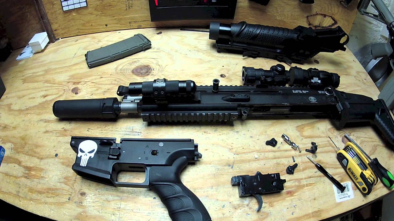 WE SCAR Disassembly & Hop Up View