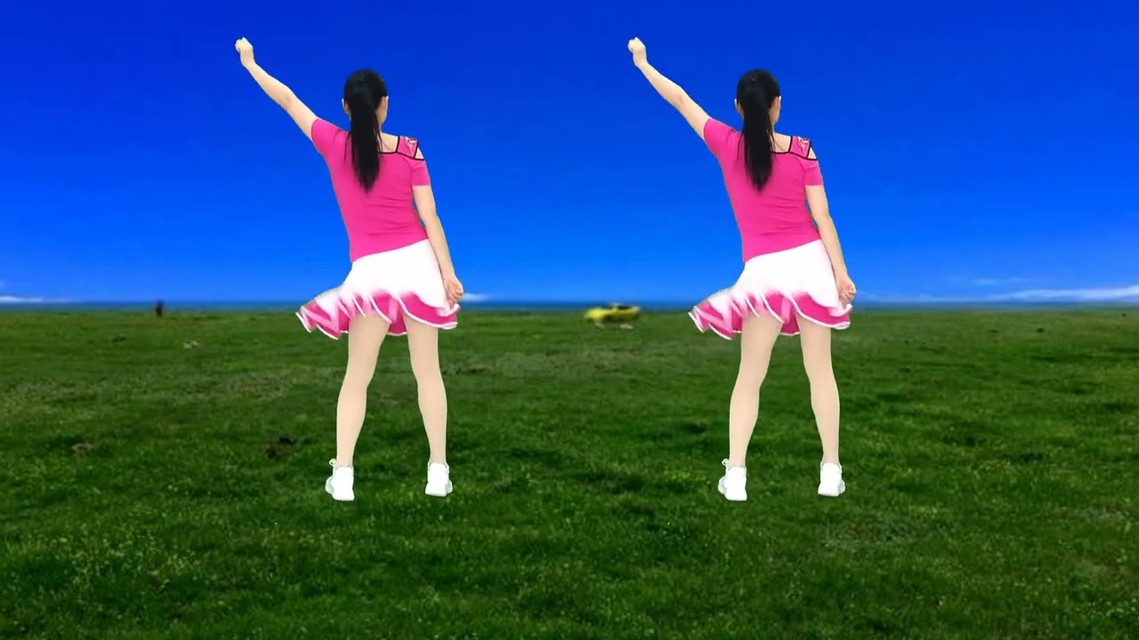 怀旧金曲广场舞《免忧愁》背面听歌跟跳都舒服