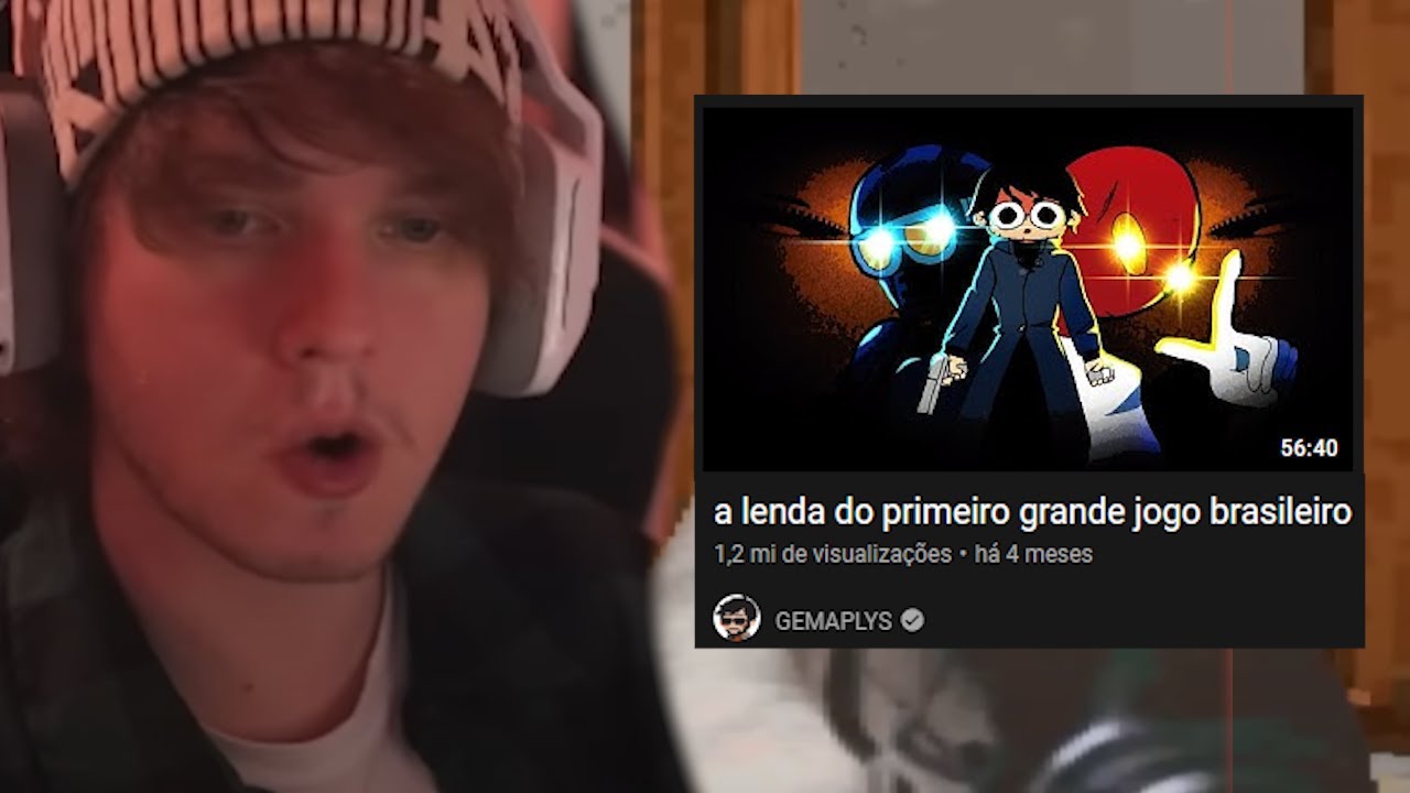 Goularte reacting to the legend of the first great Brazilian game